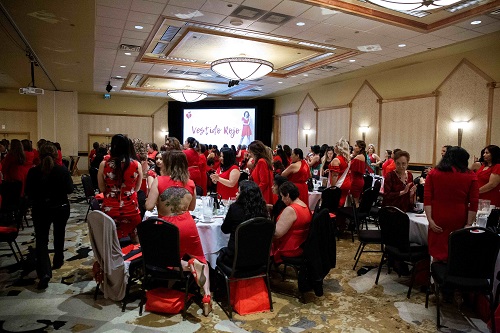 Photo of crowded ballroom